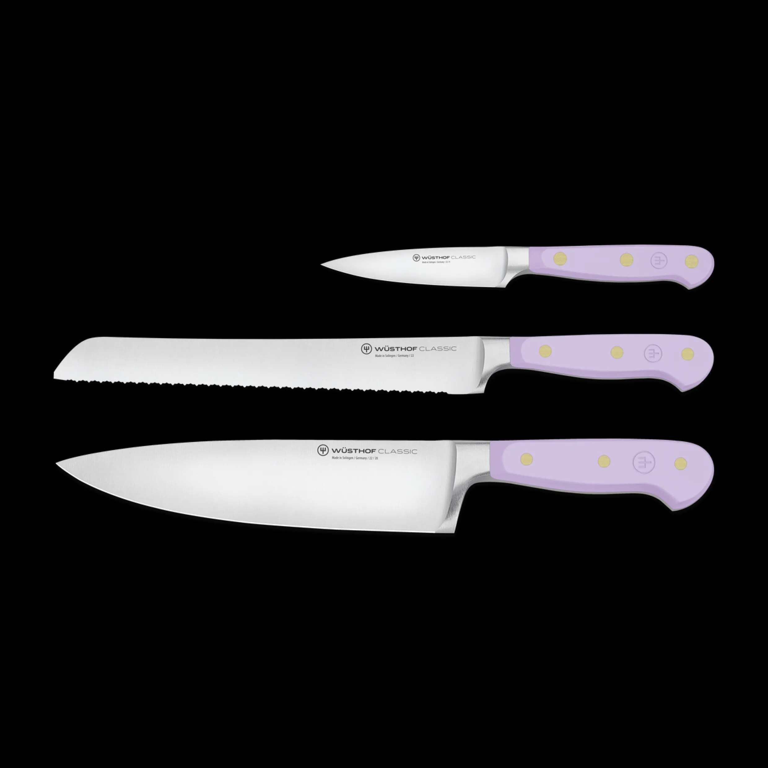 Classic 3-Piece Essential Knife Set - Purple Yam