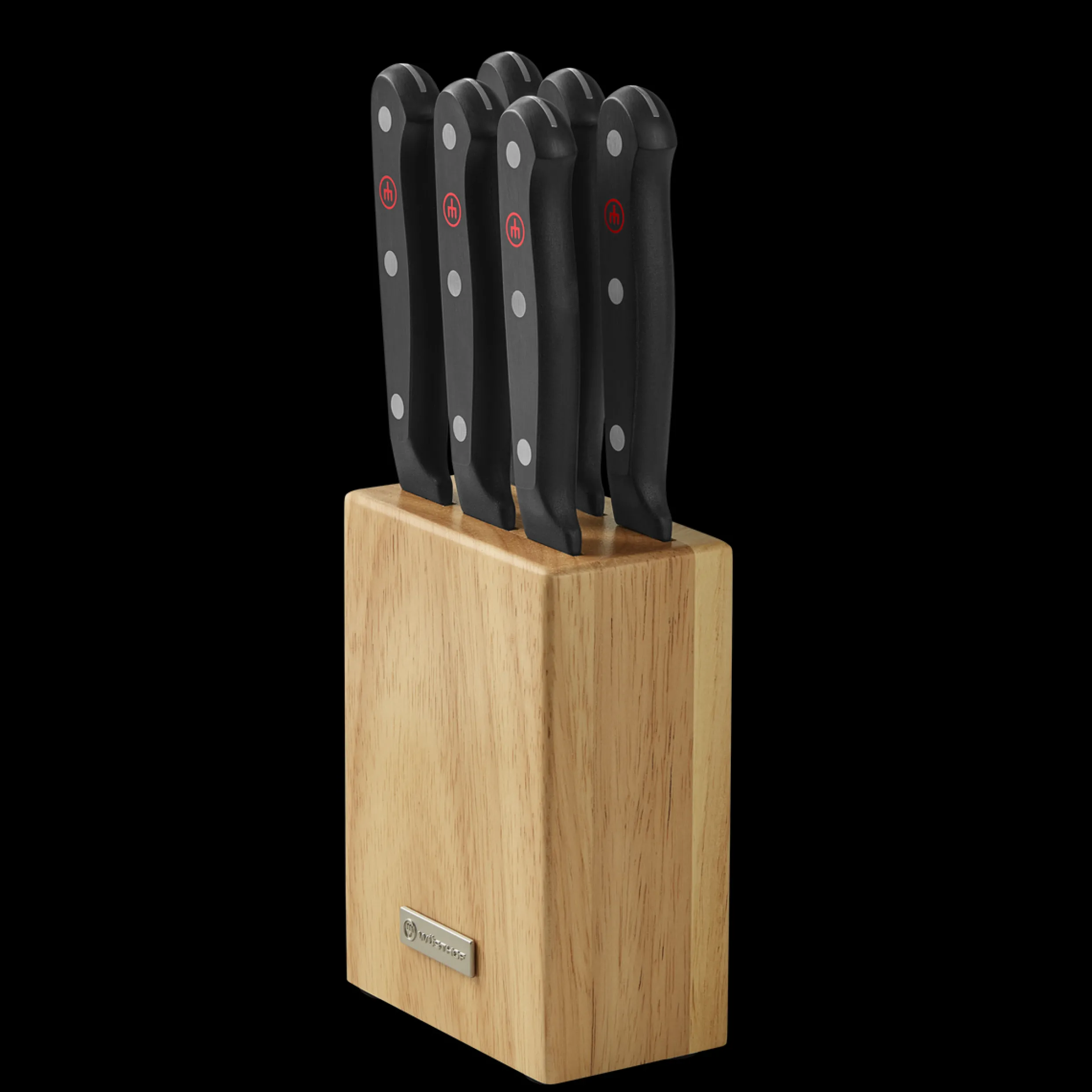 Gourmet 7-Piece Steak Knife Block Set